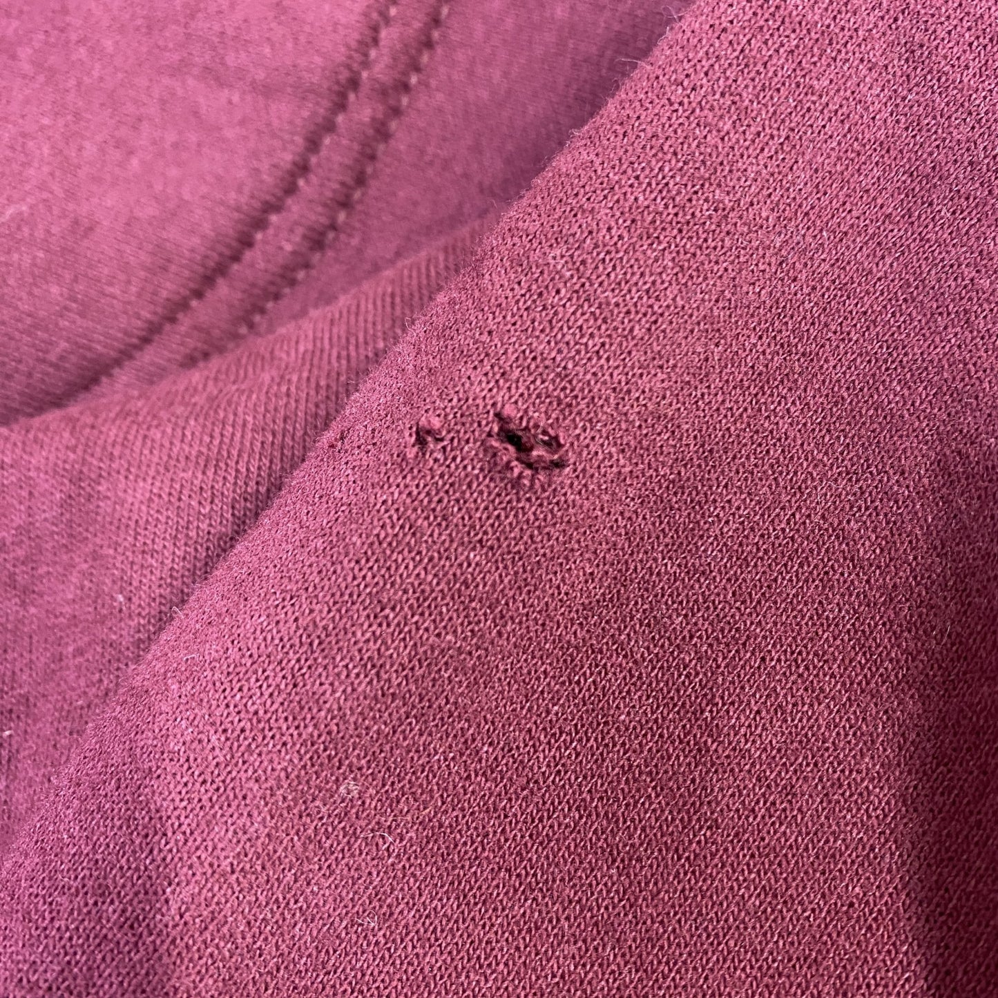 古着 used　STARTER　スターター　ワンポイント刺繍スウェット　レトロデザイン　エンジ　赤　ワインレッド　XLサイズ