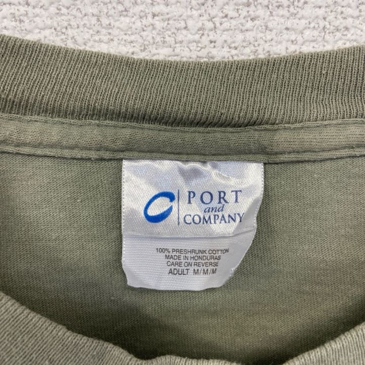 古着 used　PORT&COMPANY　半袖デザインプリントTシャツ　COLORADO　クルーネック　レトロデザイン　Mサイズ
