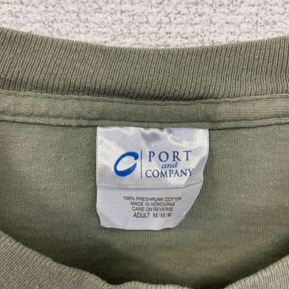 古着 used　PORT&COMPANY　半袖デザインプリントTシャツ　COLORADO　クルーネック　レトロデザイン　Mサイズ