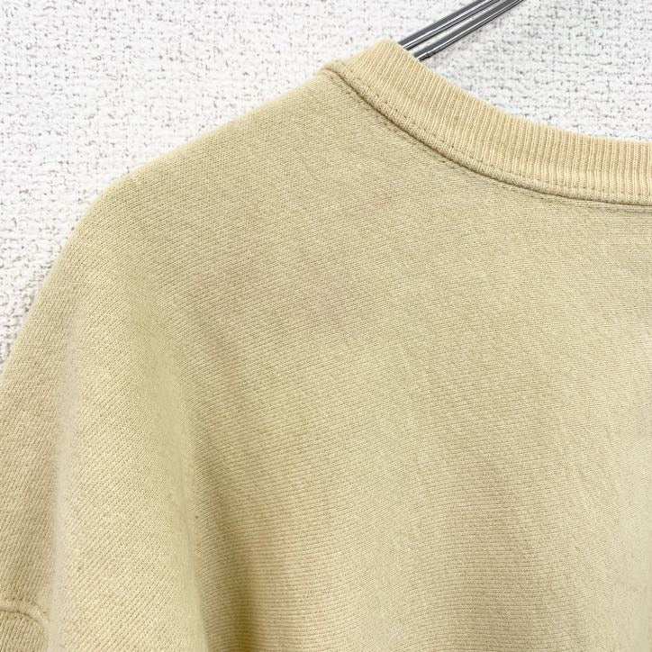 90s　Champion　チャンピオン　リバースウィーブ　スウェット/トレーナー　刺繍タグ　イエロー　2XLサイズ