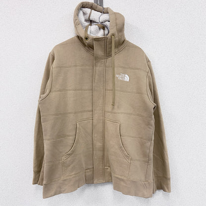 THE NORTH FACE　ザ・ノースフェイス　フルジップスウェットパーカー/フーディー　裏ボア　ベージュ　Lサイズ