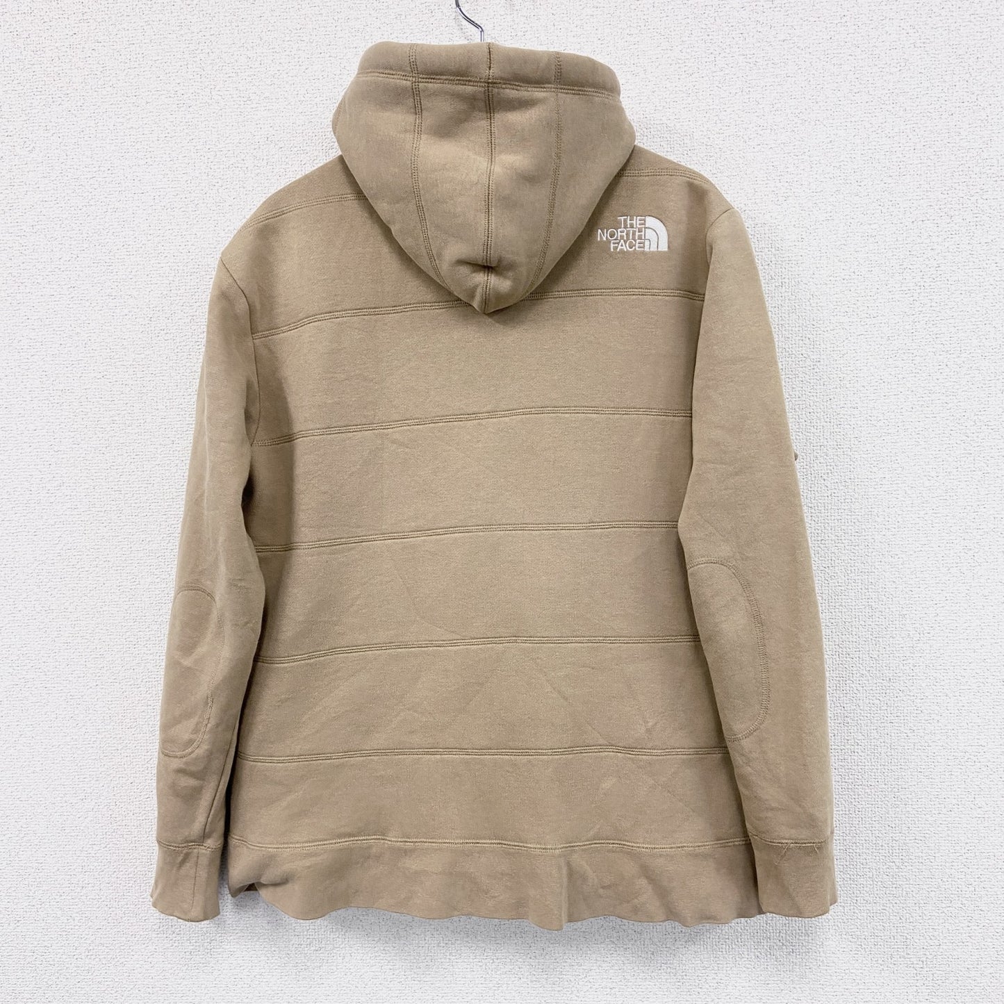 THE NORTH FACE　ザ・ノースフェイス　フルジップスウェットパーカー/フーディー　裏ボア　ベージュ　Lサイズ