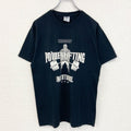 古着 used　JERZEES ジャージーズ　半袖プリントTシャツ　パワーリフティング　黒　ブラック　Mサイズ