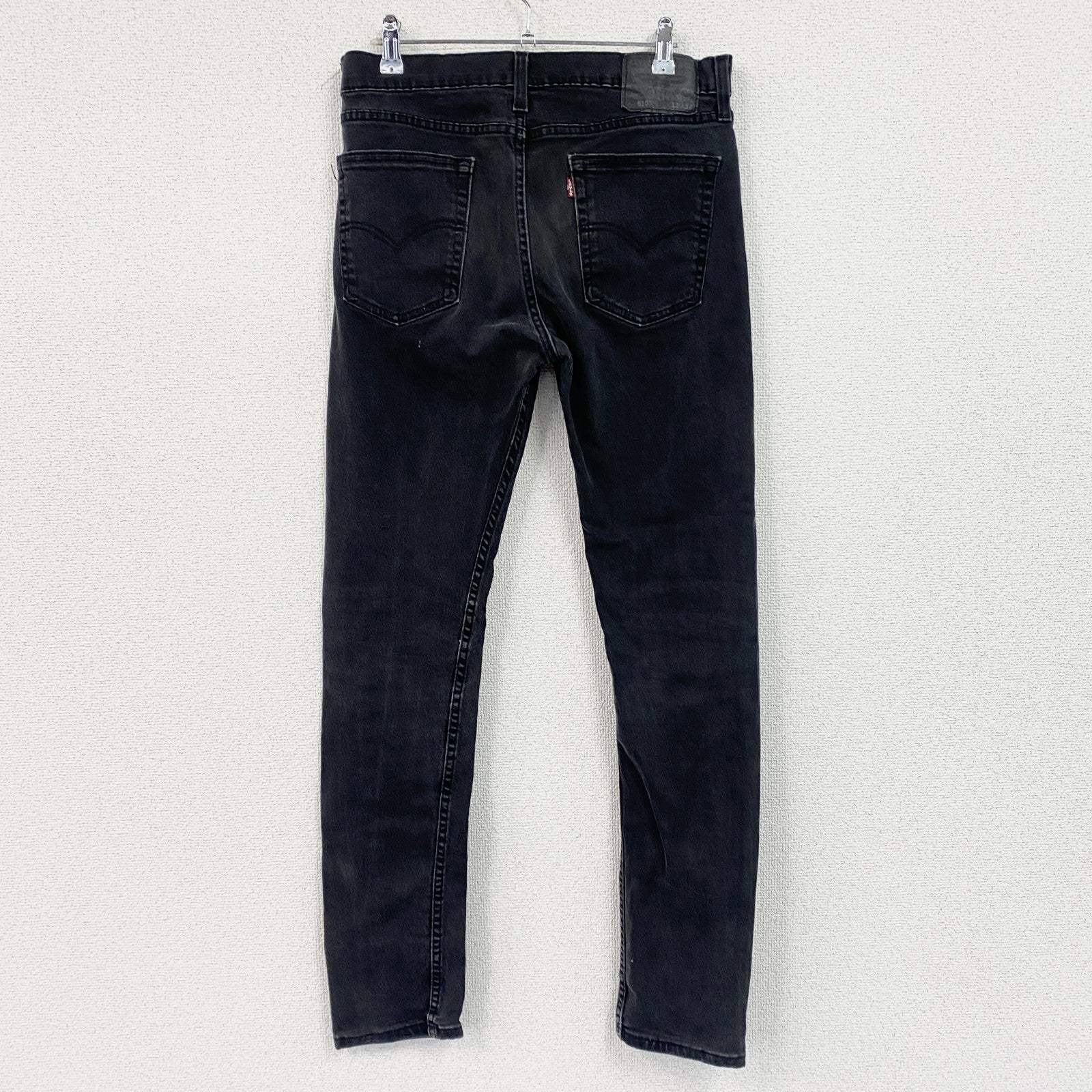 Levi’s　リーバイス　510　ブラックデニムパンツ/ジーンズ　ジップフライ　黒　ブラック　W32サイズ