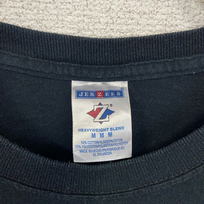 古着 used　JERZEES ジャージーズ　半袖プリントTシャツ　パワーリフティング　黒　ブラック　Mサイズ