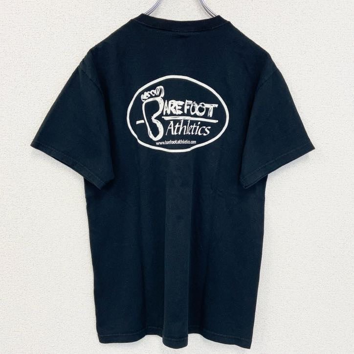 古着 used　JERZEES ジャージーズ　半袖プリントTシャツ　パワーリフティング　黒　ブラック　Mサイズ
