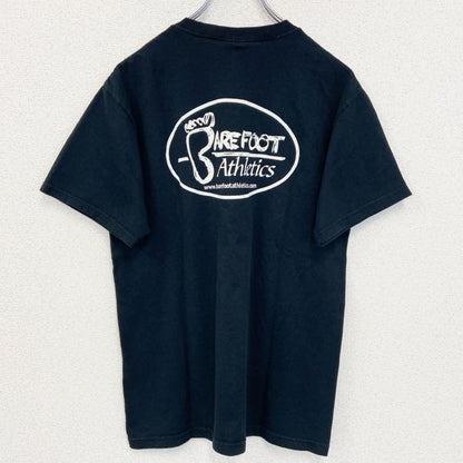 古着 used　JERZEES ジャージーズ　半袖プリントTシャツ　パワーリフティング　黒　ブラック　Mサイズ