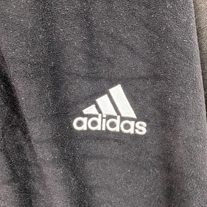 90s　adidas　アディダス　トラックジャケット/ジャージ　ヴィンテージ　切替デザイン　黒　ブラック　XLサイズ