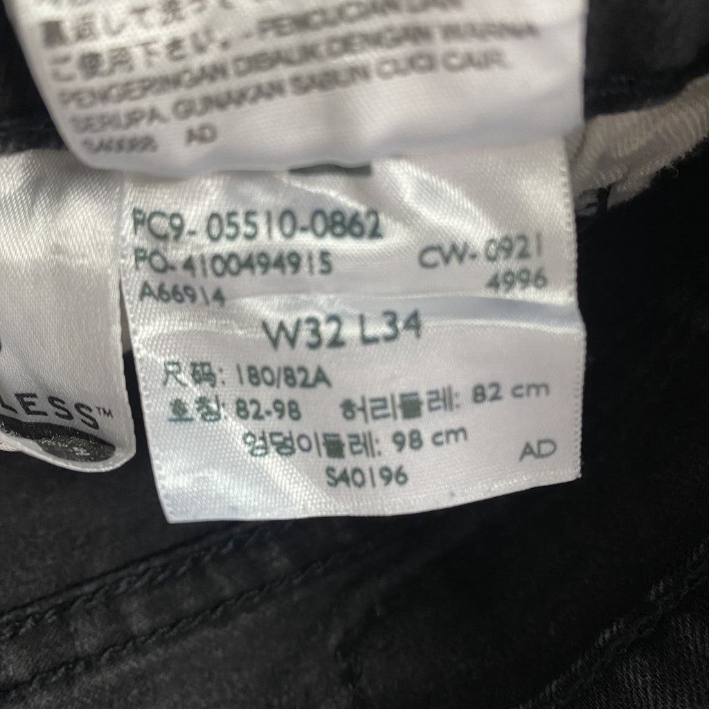 Levi’s　リーバイス　510　ブラックデニムパンツ/ジーンズ　ジップフライ　黒　ブラック　W32サイズ