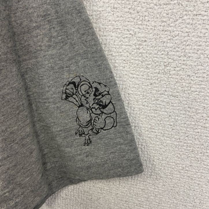 古着 used　JERZEES ジャージーズ　半袖プリントTシャツ　NEWMAN GROVE　グレー　灰色　クルーネック