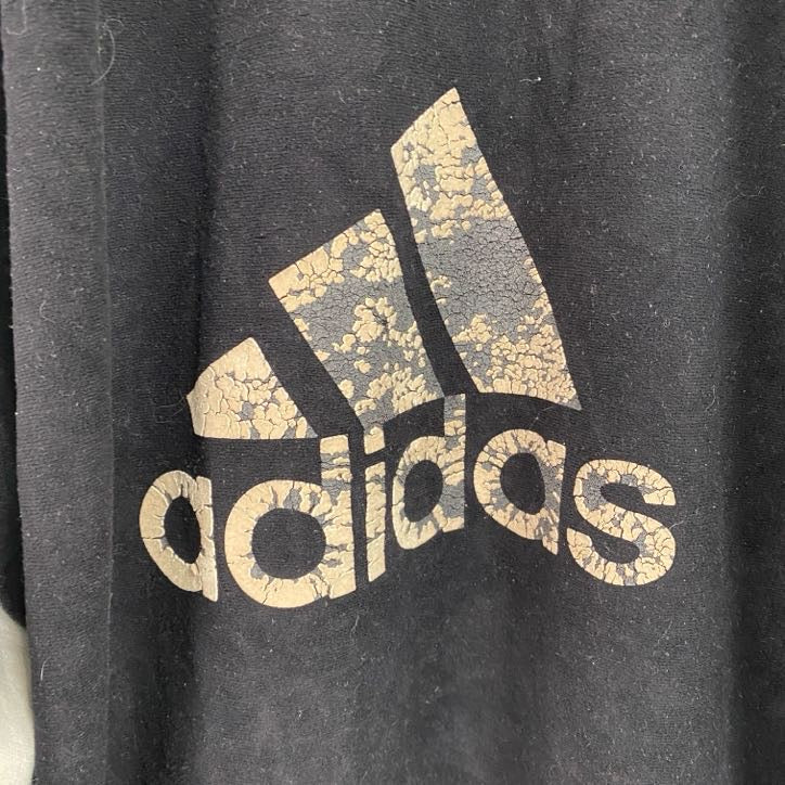 90s　adidas　アディダス　トラックジャケット/ジャージ　ヴィンテージ　切替デザイン　黒　ブラック　XLサイズ