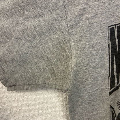 古着 used　JERZEES ジャージーズ　半袖プリントTシャツ　NEWMAN GROVE　グレー　灰色　クルーネック