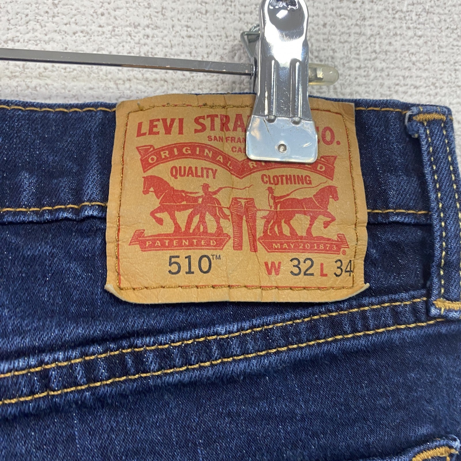 Levi’s　リーバイス　510　デニムパンツ/ジーンズ　ジップフライ　インディゴ　W32サイズ