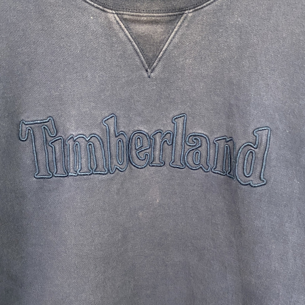 古着 used　Timberland　ティンバーランド　スウェット/トレーナー　紺　ネイビー　2XLサイズ