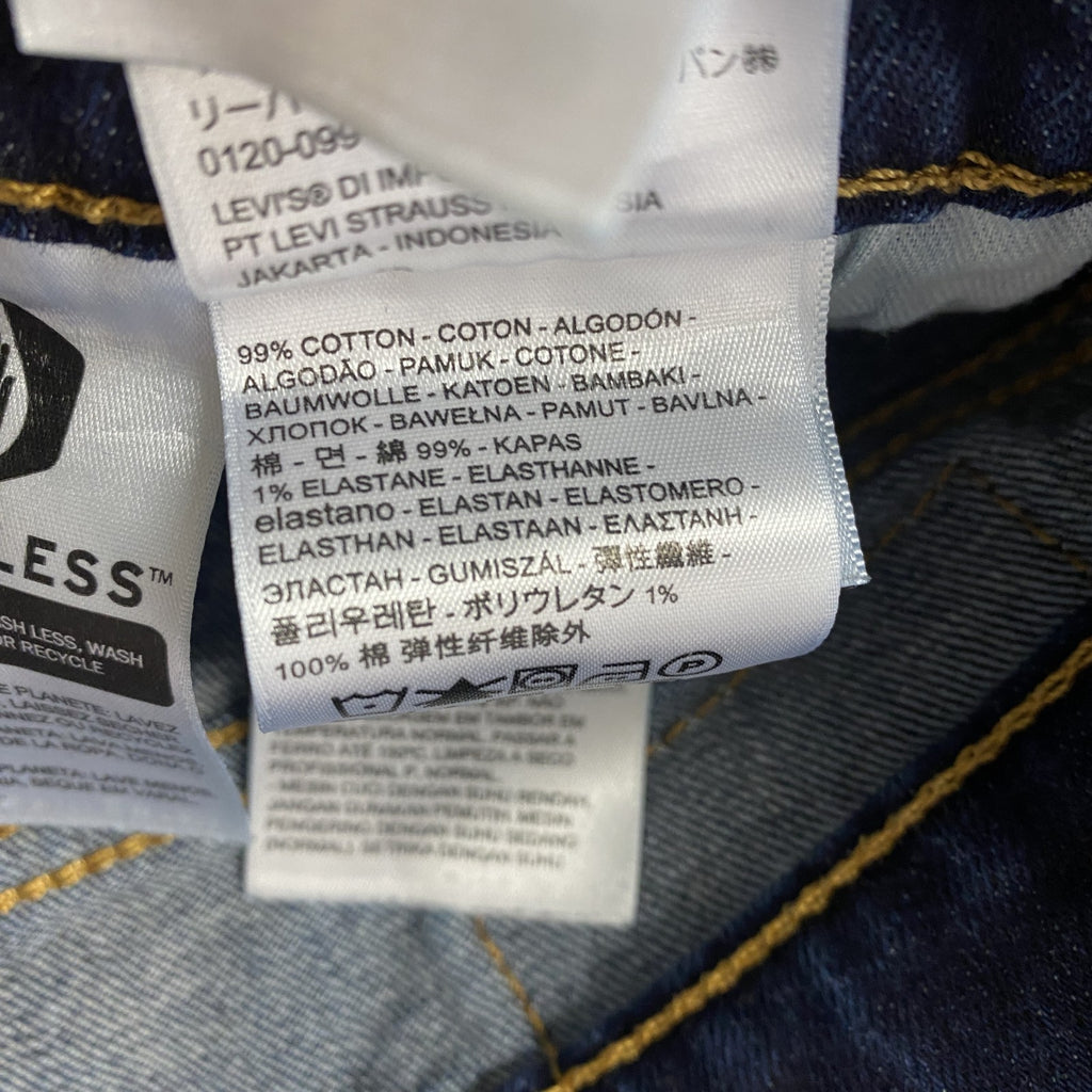 Levi’s　リーバイス　510　デニムパンツ/ジーンズ　ジップフライ　インディゴ　W32サイズ
