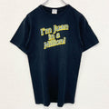 anvil　アンヴィル　半袖プリントTシャツ　BLUE GOOSE　3連プリント　アーチプリント　黒　ブラック　Sサイズ