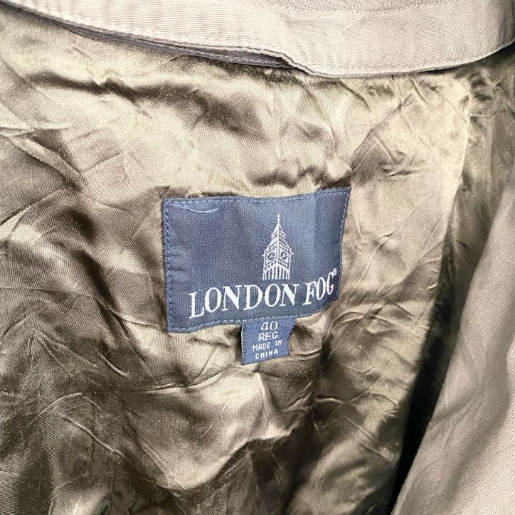 LONDON FOG　ロンドンフォグ　ダブルトレンチコート　茶色　ブラウン　40サイズ