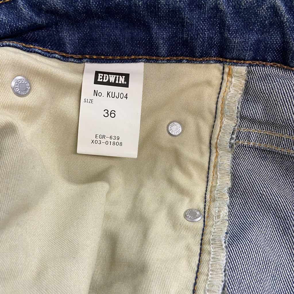 EDWIN　エドウィン　デニムパンツ/ジーンズ　鬼ヒゲ　縦落ち　ジップフライ　インディゴ　36サイズ