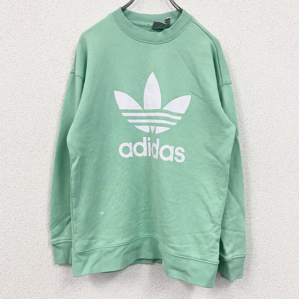 adidas　アディダス　スウェット/トレーナー　トレフォイル　緑　グリーン　Lサイズ