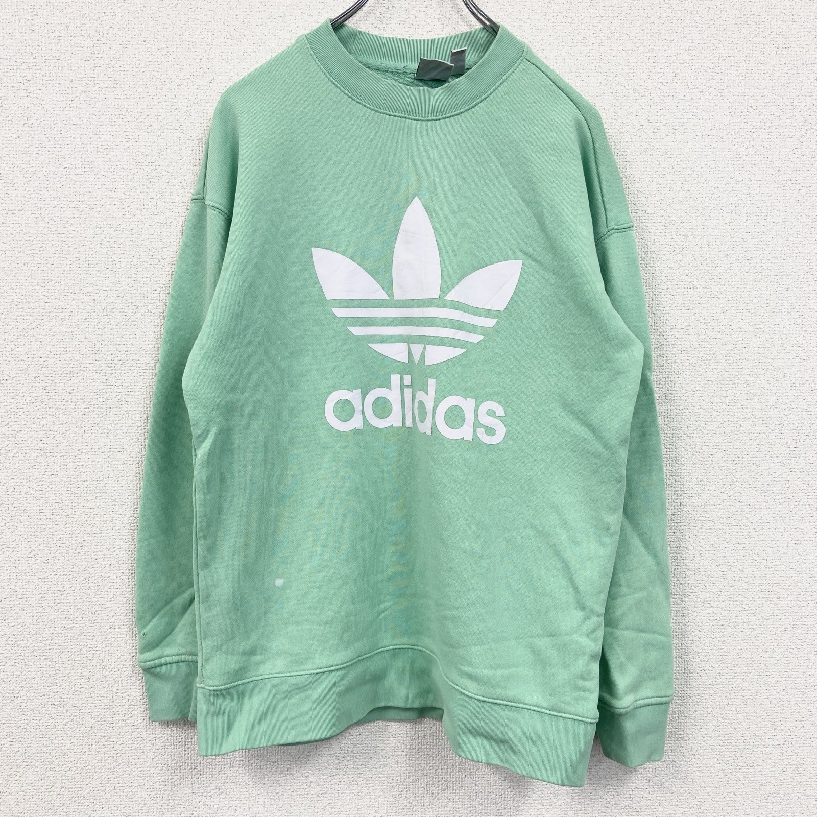 adidas　アディダス　スウェット/トレーナー　トレフォイル　緑　グリーン　Lサイズ
