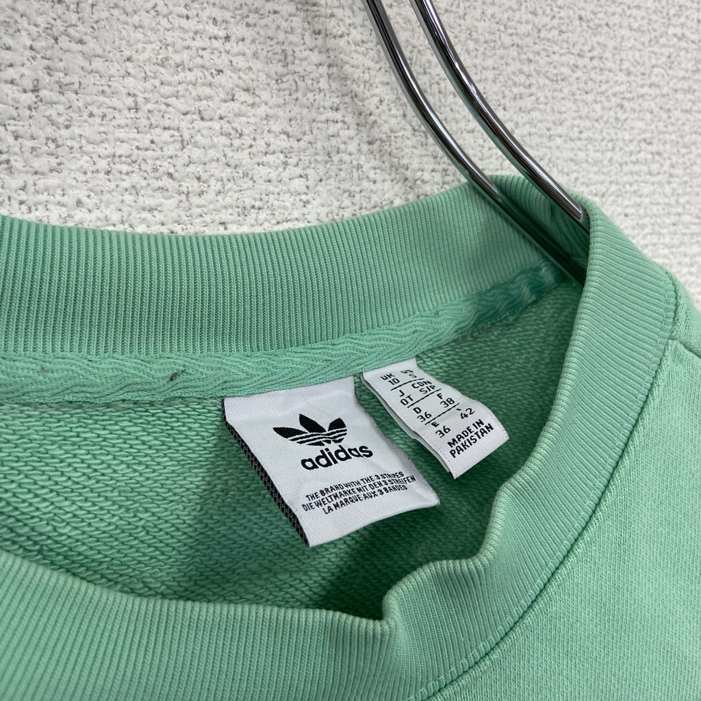 adidas　アディダス　スウェット/トレーナー　トレフォイル　緑　グリーン　Lサイズ