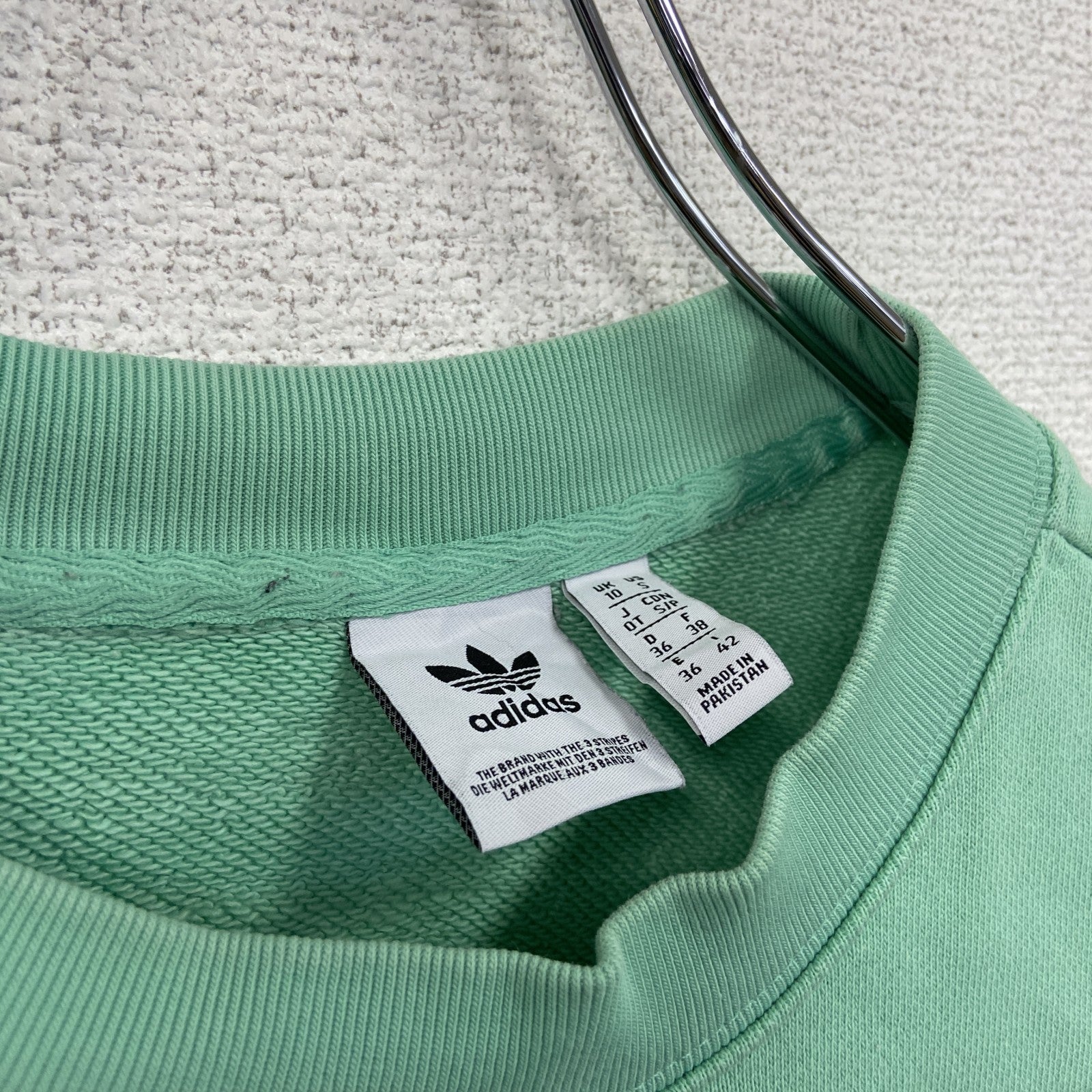 adidas　アディダス　スウェット/トレーナー　トレフォイル　緑　グリーン　Lサイズ