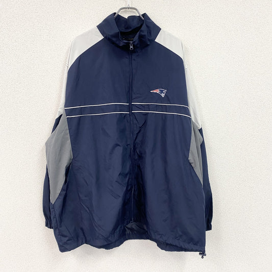 Dunbrooke　ダンブルック　フルジップジャケット　ワッペン　ワンポイント　紺　ネイビー　2XLサイズ