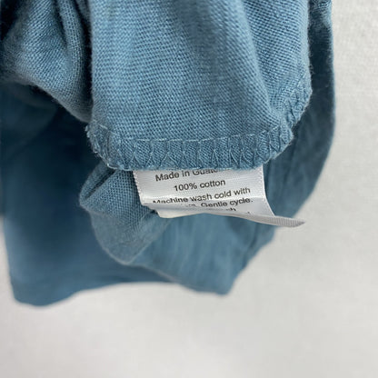 Legacy Casual Apparel　半袖プリントTシャツ　カナダ　BANFF　アーチプリント　青　ブルー　Lサイズ