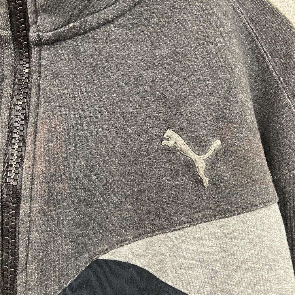 PUMA　プーマ　フルジップスウェット　トラックジャケット/ジャージ　黒　ブラック　XLサイズ