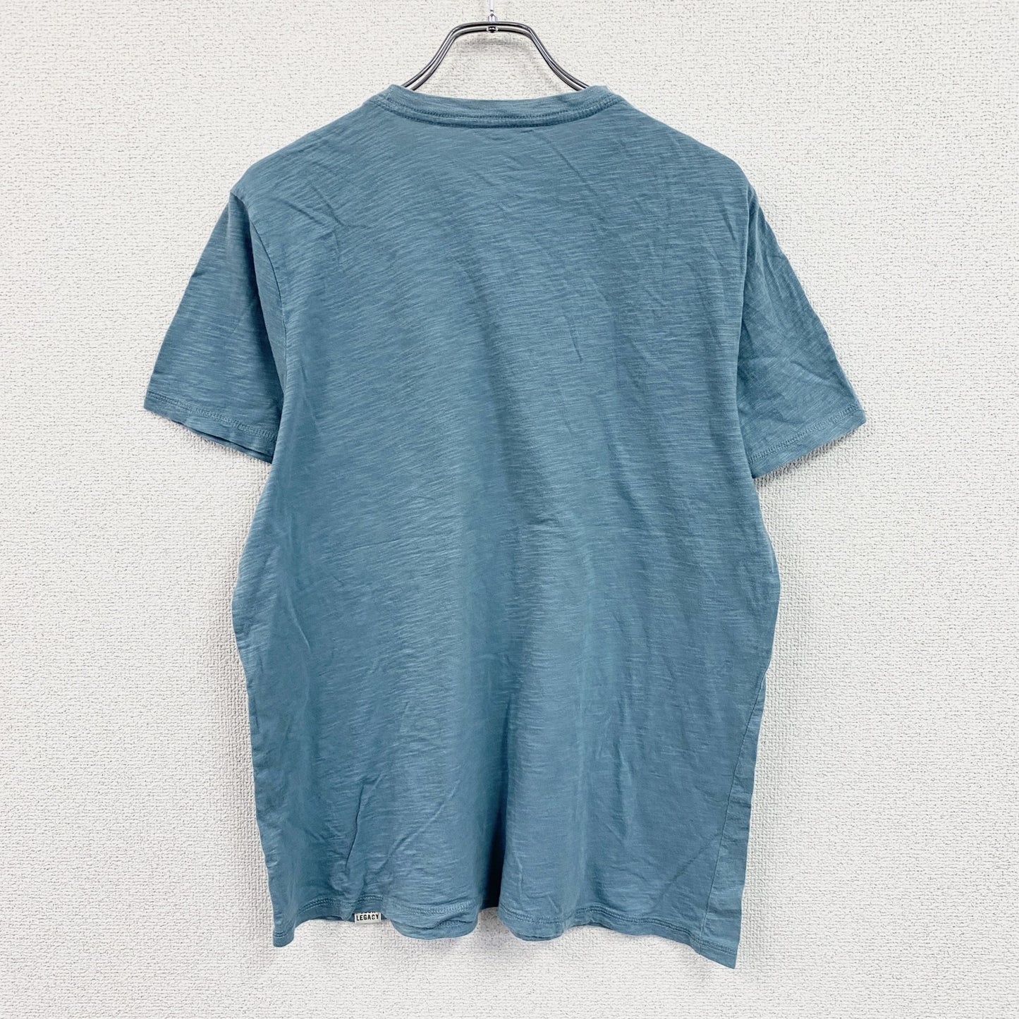 Legacy Casual Apparel　半袖プリントTシャツ　カナダ　BANFF　アーチプリント　青　ブルー　Lサイズ