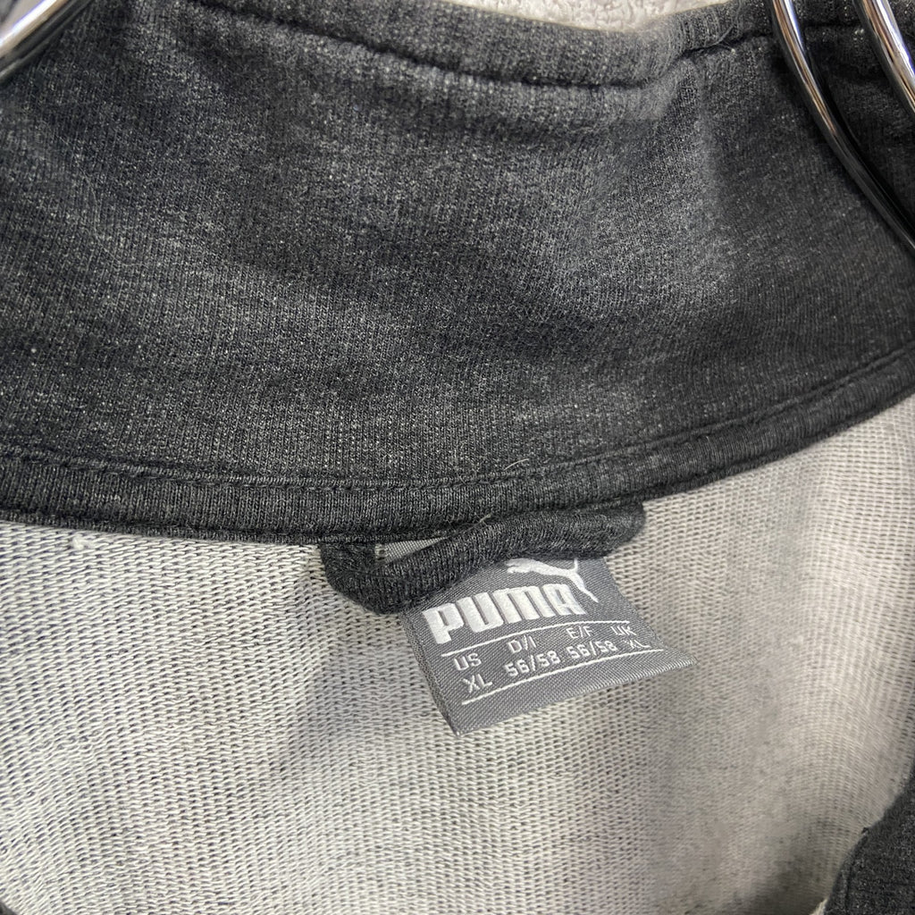 PUMA　プーマ　フルジップスウェット　トラックジャケット/ジャージ　黒　ブラック　XLサイズ