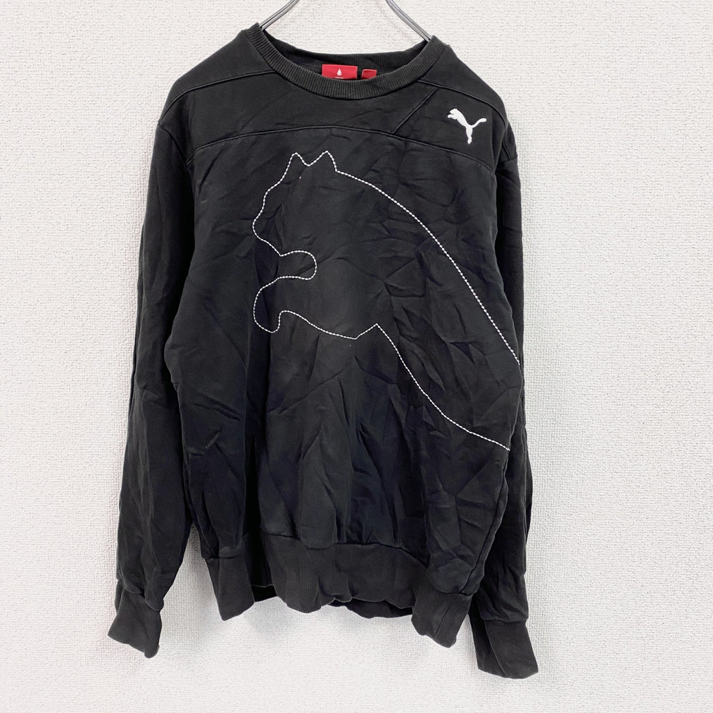 PUMA　プーマ　スウェット/トレーナー　黒　ブラック　Ｍサイズ　