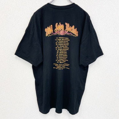 古着 used　GILDAN ギルダン　半袖プリントTシャツ　バスケ　黒　ブラック　クルーネック　ビックシルエット　XLサイズ