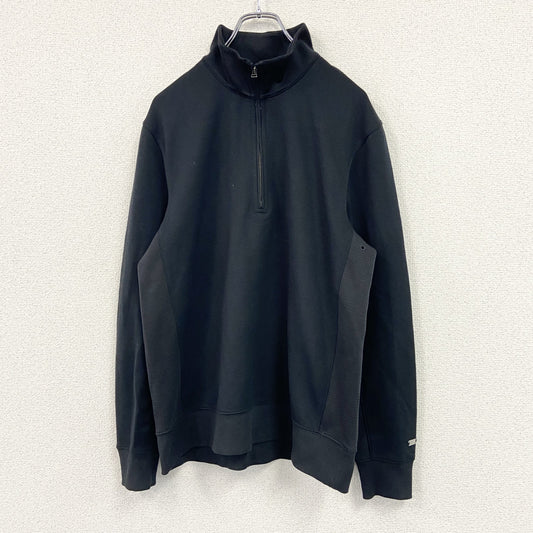 NIKE　ナイキ　ハーフジップトラックジャケット/ジャージ　スウッシュ　黒　ブラック　Lサイズ