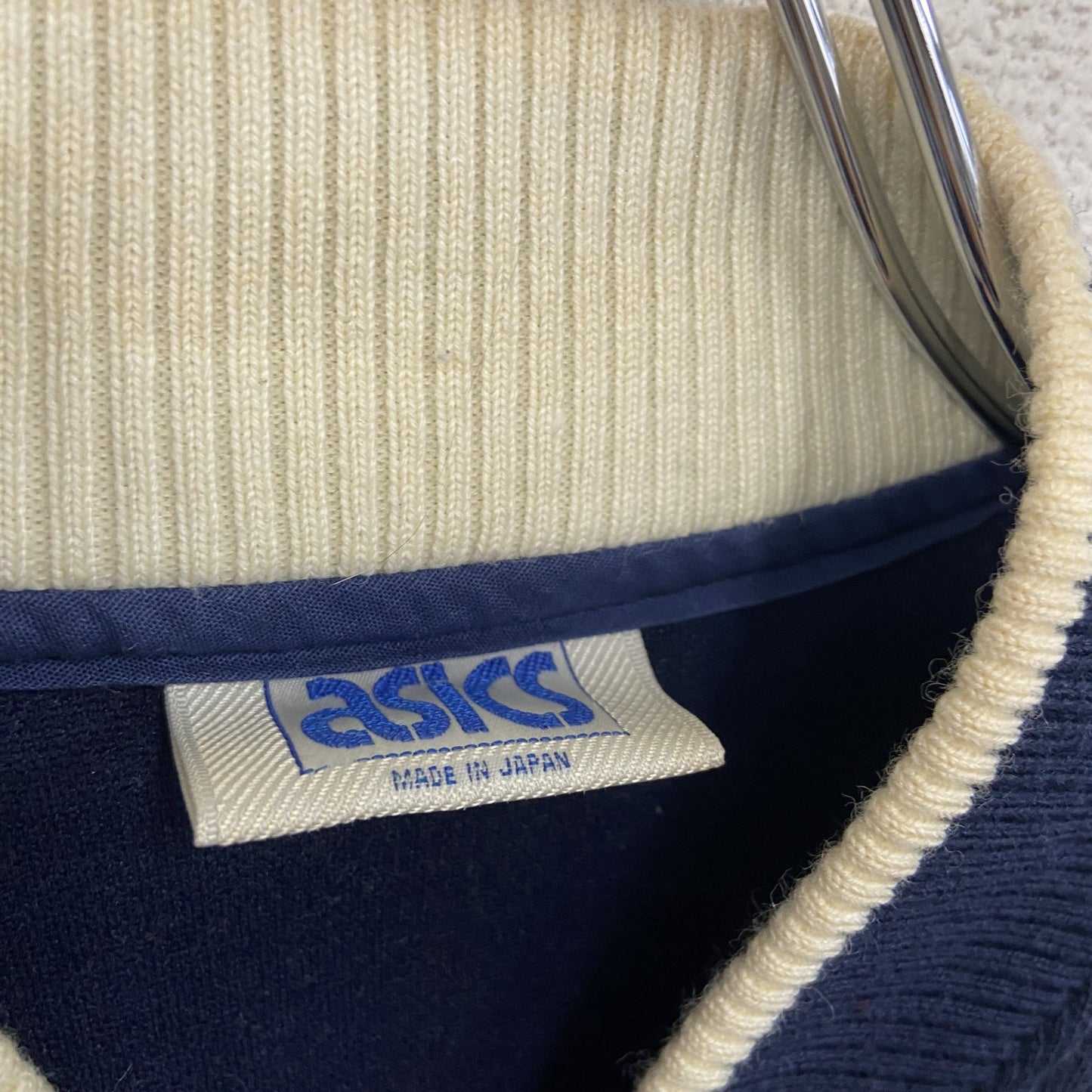 asics　アシックス　ニットパーカー/フーディー　Lawnship　紺　ネイビー