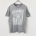 Gas Monkey Garage　ガスモンキーガレージ　半袖プリントTシャツ　企業T　灰色　グレー　Lサイズ
