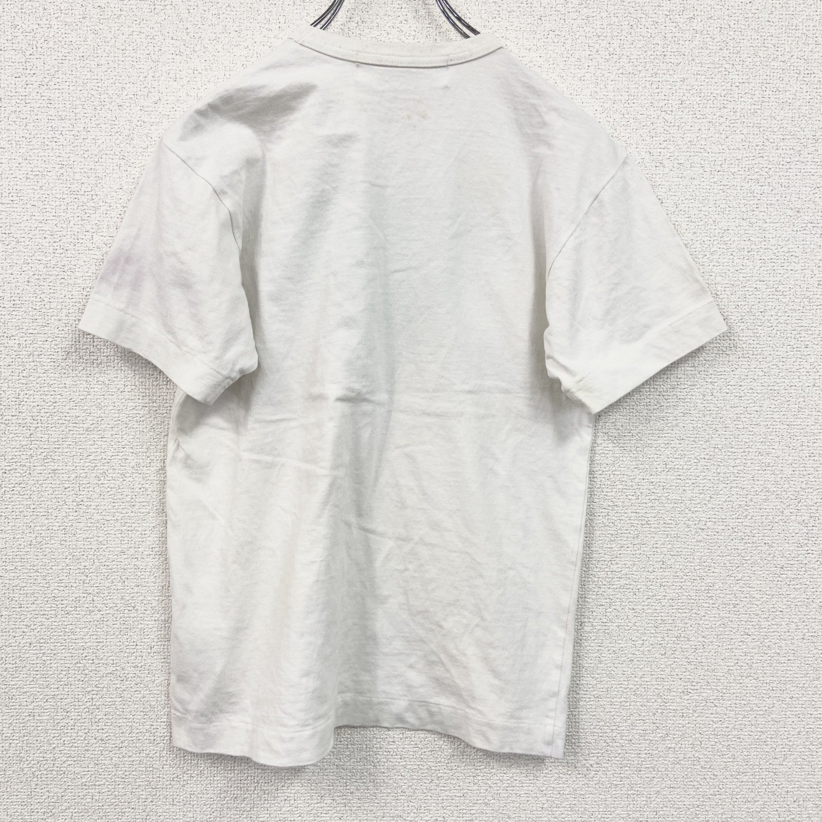 PLAY COMME des GARCON　プレイコムデギャルソン　半袖プリントTシャツ　白　ホワイト　Sサイズ