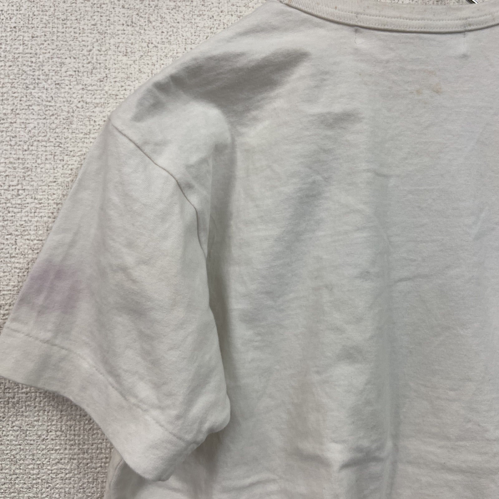 PLAY COMME des GARCON　プレイコムデギャルソン　半袖プリントTシャツ　白　ホワイト　Sサイズ