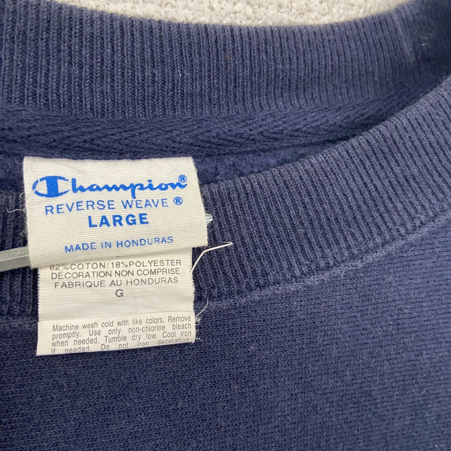 Champion　チャンピオン　リバースウィーブ　スウェット/トレーナー　紺　ネイビー　Lサイズ