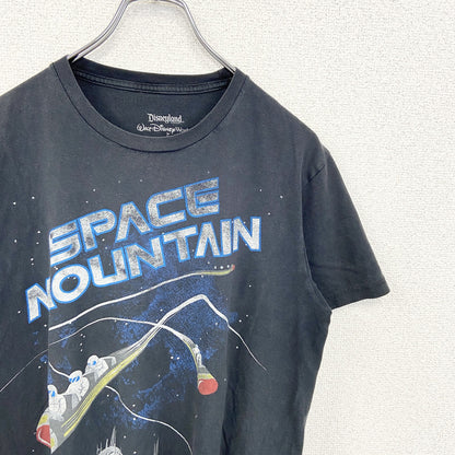 古着 used　Disney ディズニー　半袖プリントTシャツ　SPACE MOUNTAIN スペースマウンテン　Mサイズ