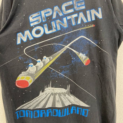 古着 used　Disney ディズニー　半袖プリントTシャツ　SPACE MOUNTAIN スペースマウンテン　Mサイズ