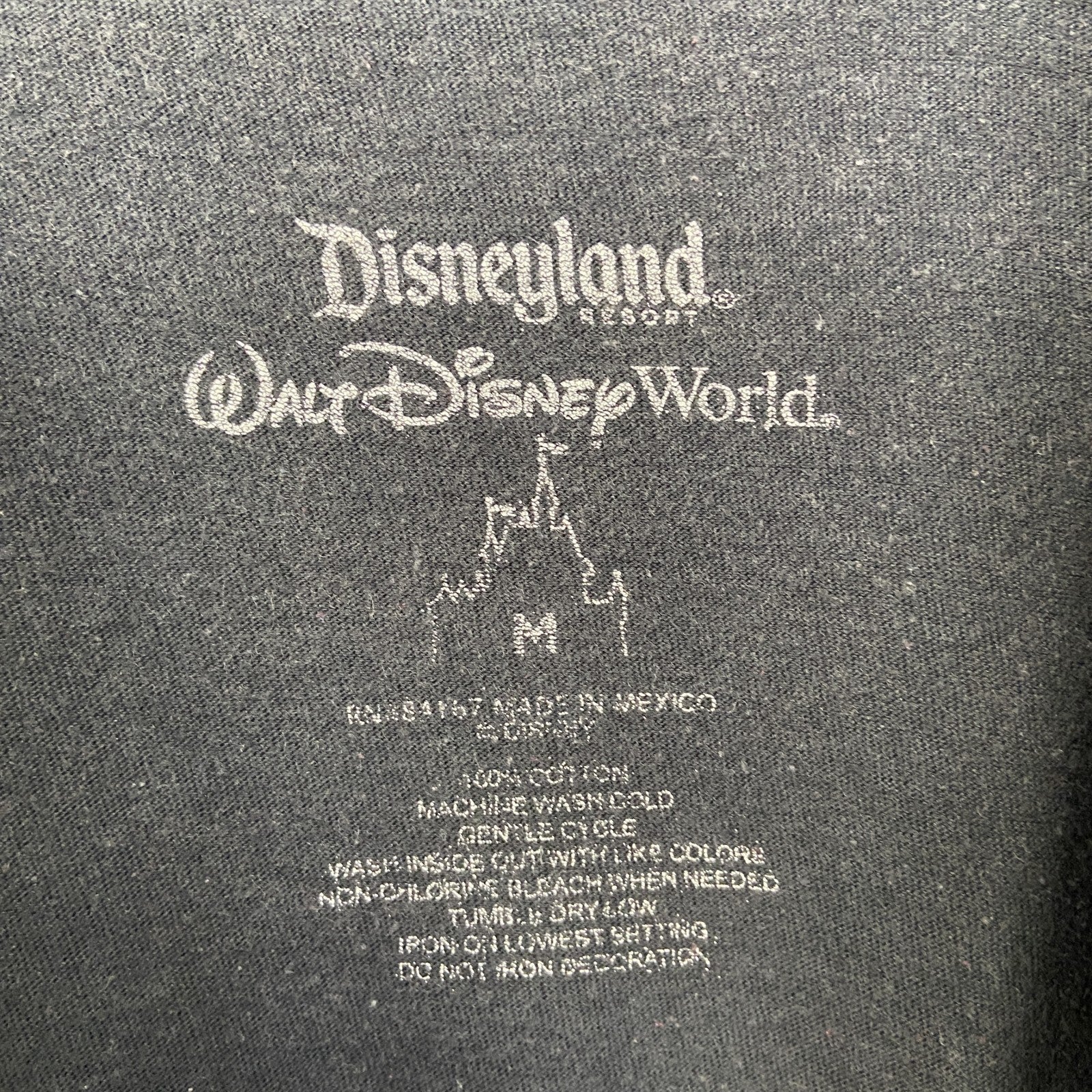 古着 used　Disney ディズニー　半袖プリントTシャツ　SPACE MOUNTAIN スペースマウンテン　Mサイズ