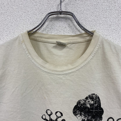 OZONE HOLIDAYS　半袖プリントアニマルTシャツ　MAURITIUS ISLAND　白　ホワイト　Mサイズ