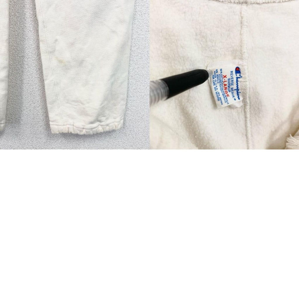 80s　Champion　チャンピオン　リバースウィーブ　スウェットパンツ　トリコタグ　アイボリー　XLサイズ