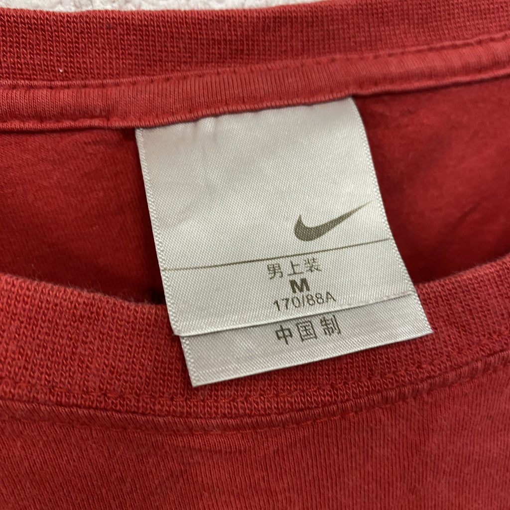 00s　NIKE　ナイキ　半袖Tシャツ　ヴィンテージ　赤　レッド　Mサイズ