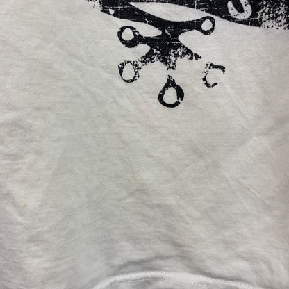 OZONE HOLIDAYS　半袖プリントアニマルTシャツ　MAURITIUS ISLAND　白　ホワイト　Mサイズ