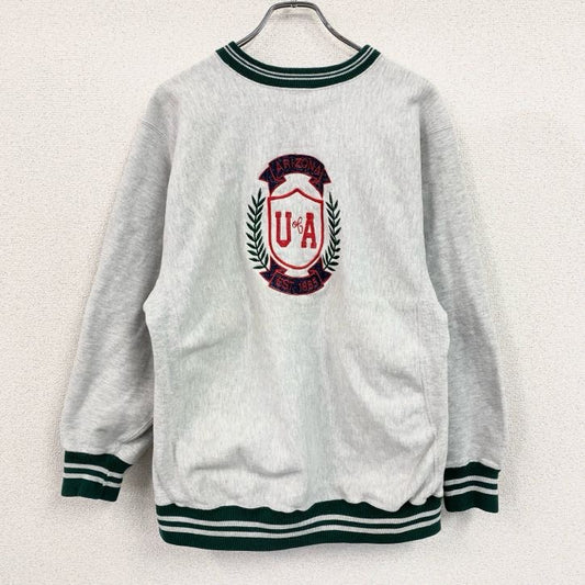 90s　Champion　チャンピオン　リバースウィーブ　スウェット/トレーナー　刺繍タグ　霜降りグレー　XLサイズ