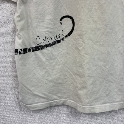 OZONE HOLIDAYS　半袖プリントアニマルTシャツ　MAURITIUS ISLAND　白　ホワイト　Mサイズ