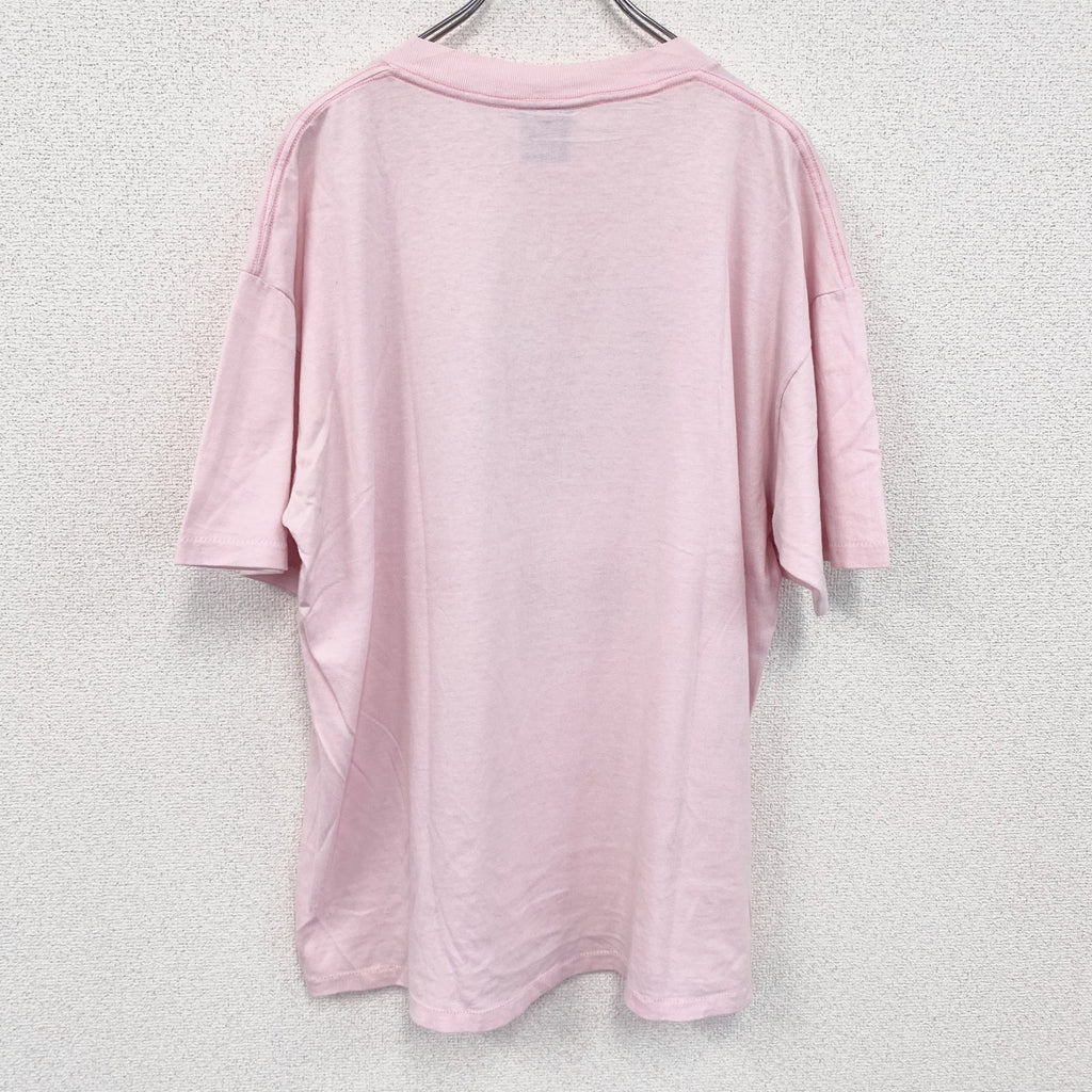 ～90s　ONEITA　オニータ　半袖アニマルプリントTシャツ　ヴィンテージ　シングルステッチ　ピンク　XLサイズ