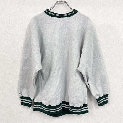 90s　Champion　チャンピオン　リバースウィーブ　スウェット/トレーナー　刺繍タグ　霜降りグレー　XLサイズ